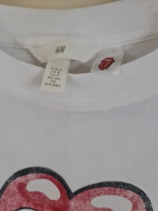 Camiseta H&M Rolling Stones Talla M