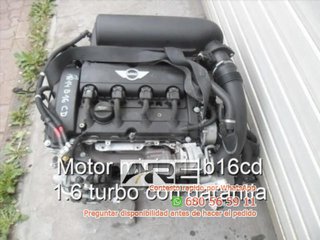 motor N14B16 Mini Cooper S 1.6 Turbo ga Ref:187730