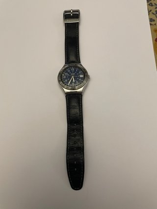 Orologio Swatch donna blu e argento