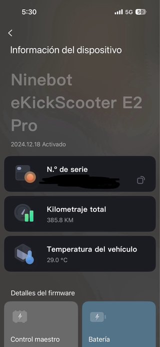Patinete Eléctrico Ninebot E2 Pro