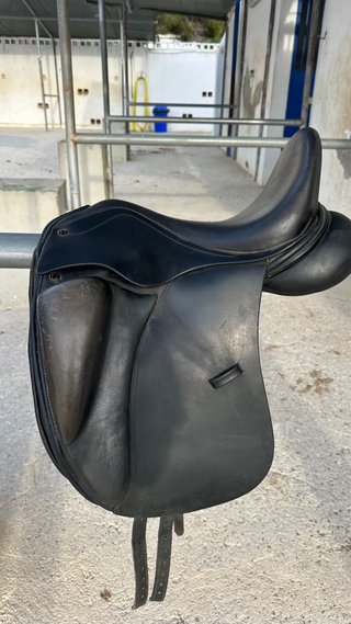 Silla doma Zaldi Londres Negra Montura