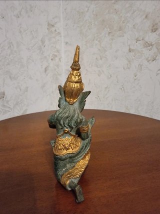 Statuetta bronzo stile thailandese
