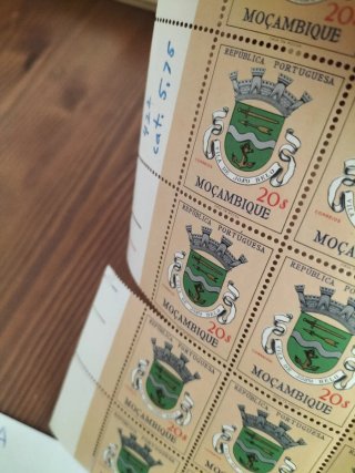 Lote 50 Sellos Mozambique 1961 MNH