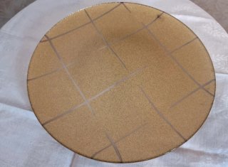 Centrotavola Vidivi Vetro Dorato Italia