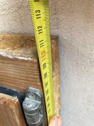 Ventana madera climalit abatible con marco