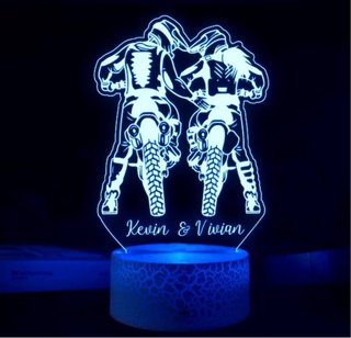 Lámpara LED personalizada con foto