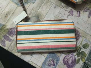 Monedero Fossil Multicolor Rayas