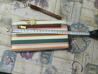 Monedero Fossil Multicolor Rayas
