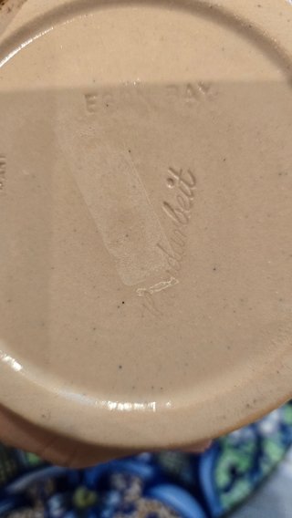 Jarra Cerveza Alemana Cerámica Metal