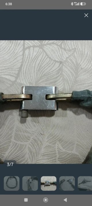 Candado Cadena Bossram con 2 Llaves