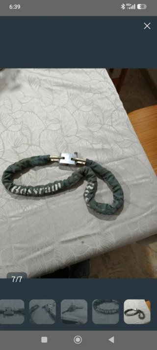 Candado Cadena Bossram con 2 Llaves