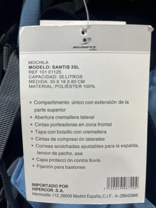Mochila treking 35L