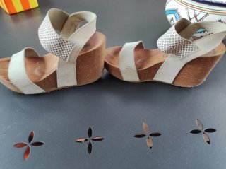 Sandali Bionatura donna grigio