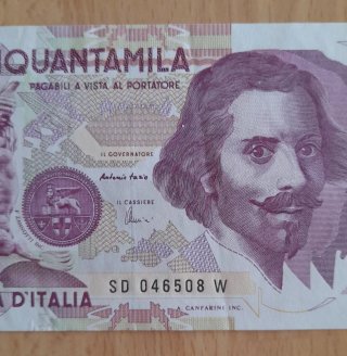 Banconota 50.000 Lire Italia
