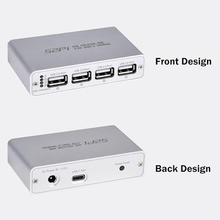 GeeekPi Hub USB 4 puertos 480Mbps aislado ADuM3165