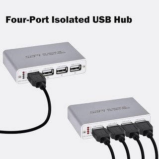 GeeekPi Hub USB 4 puertos 480Mbps aislado ADuM3165