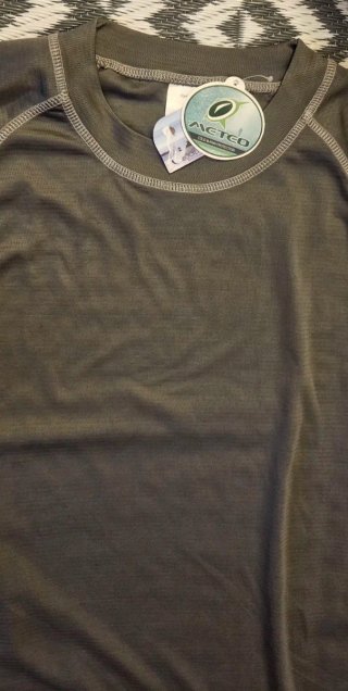 Camiseta térmica manga larga METEO verde finita!