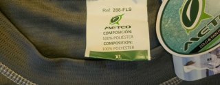 Camiseta térmica manga larga METEO verde finita!