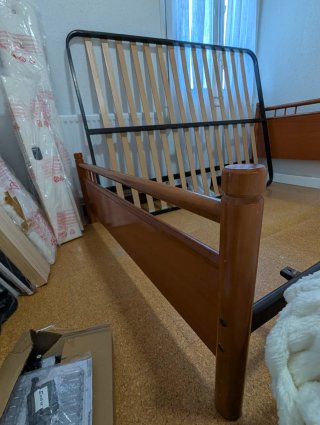 Cama de madera 135cm