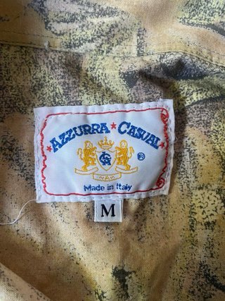 Camicia vintage Azzurra Casual