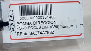 FORD FOCUS LIM. (CB8) Titanium BOMBA DIRECCION
