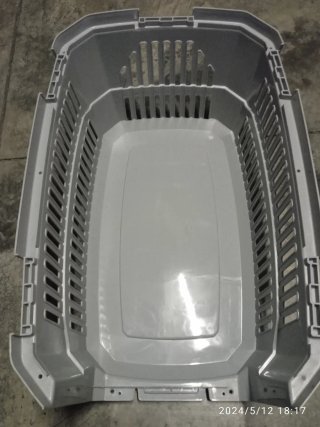 Transportín Perro Grande Azul/Gris con ruedas