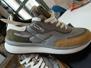 Zapatillas Replay Marrones y Grises