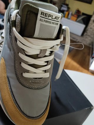 Zapatillas Replay Marrones y Grises