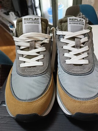 Zapatillas Replay Marrones y Grises