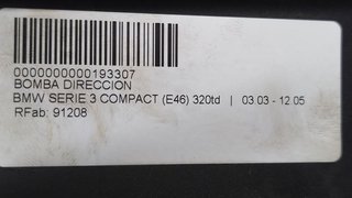 BMW SERIE 3 COMPACT (E46) 320td BOMBA DIRECCION