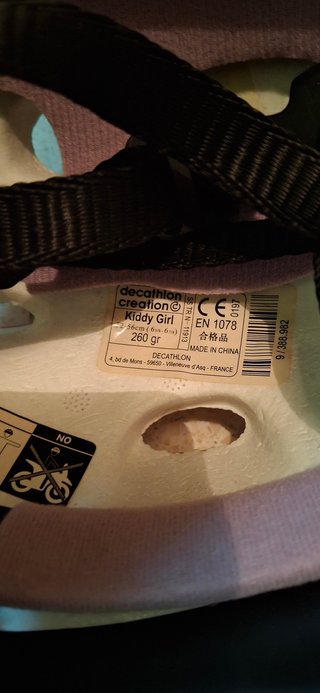Casco bici niña rosa