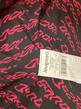 Chaqueta Bomber Desigual Metalizada Talla XS