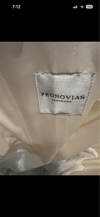 Vestido de Novia Blanco y dorado