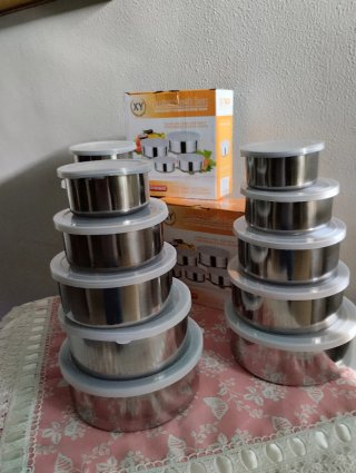 Set Contenitori Acciaio Inox XY