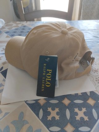 Cappellino Polo Ralph Lauren Beige