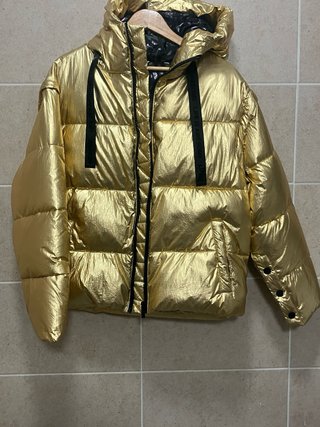 Chaqueta Desigual Dorada Acolchada