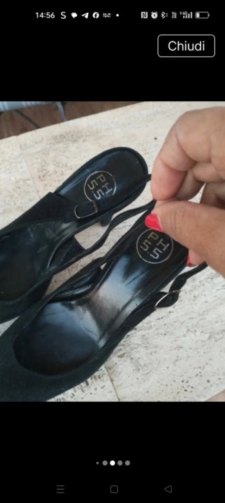 Chanel scamosciati neri