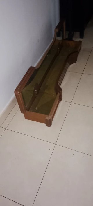 Joyero espejo madera roble diseño rodeado