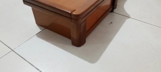 Joyero espejo madera roble diseño rodeado