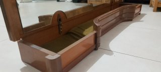 Joyero espejo madera roble diseño rodeado