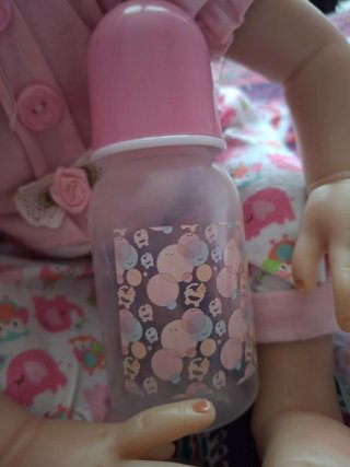 Bambola reborn vestita rosa