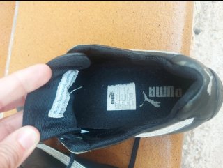 Zapatillas Puma Talla 40 Negras y Blancas