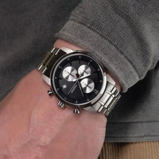 Orologio Casio Cronografo Nero Argento