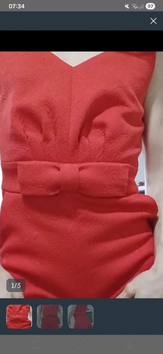 Vestito rosso corto