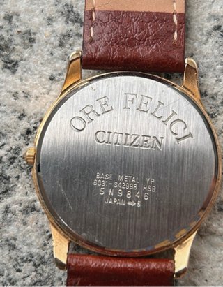 Orologio Citizen Uomo Pelle Marrone