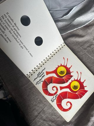 Gufo libro cartonato per bambini vintage