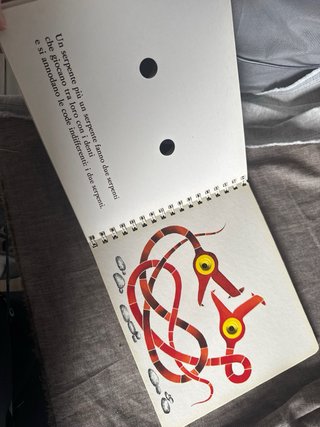 Gufo libro cartonato per bambini vintage