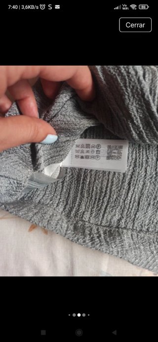 Blusa Zara sin mangas espalda descubierta