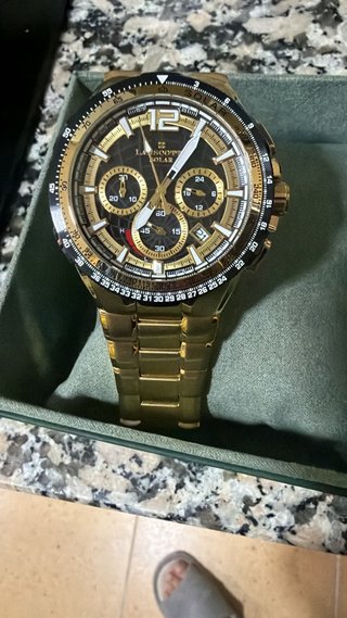 Reloj Lored Automático Negro y Plateado
