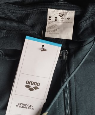 Sudadera Arena con capucha azul marino Talla L